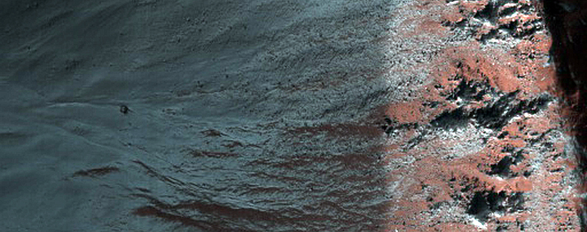 Monitor Frost in Raga Crater
