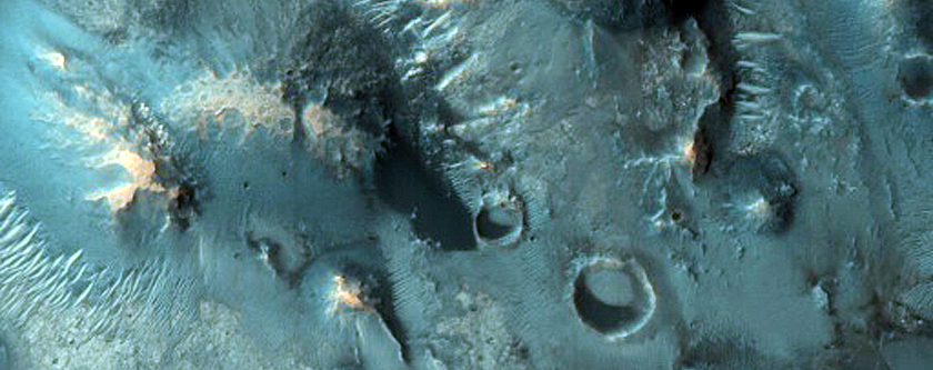 Dune Monitoring in South Mawrth Vallis
