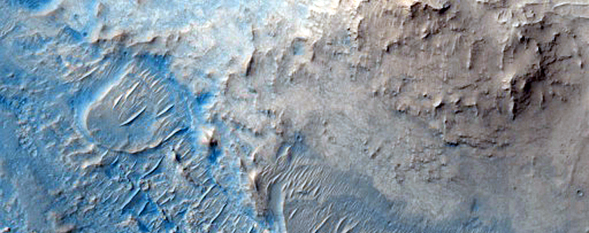 Impact Crater with Central Structure
