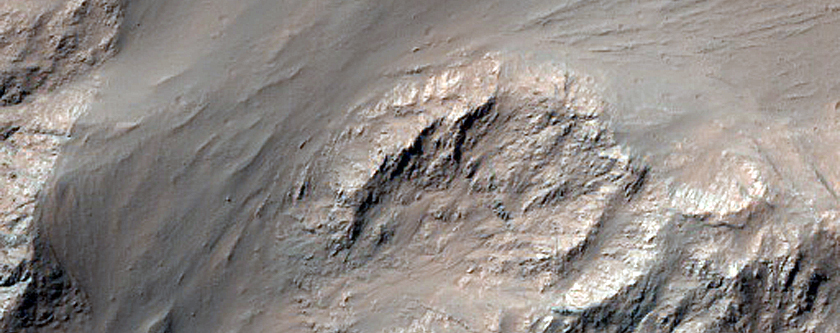 Monitor Slopes on North Wall of Coprates Chasma