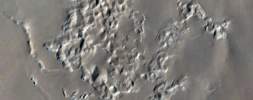 Mound on Crater Floor