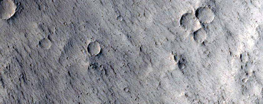 Pit or Slump in Crater Floor
