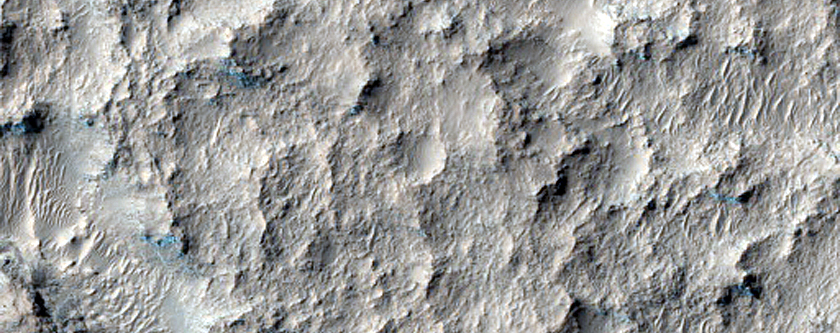 Layered Deposits on Crater Floor
