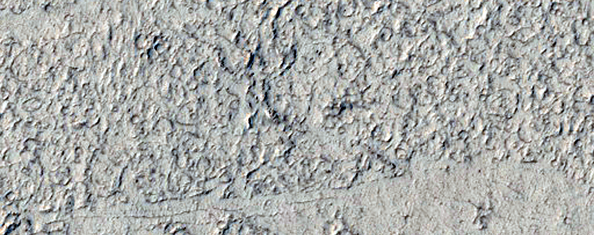 Platy Lavas in Amazonis Planitia

