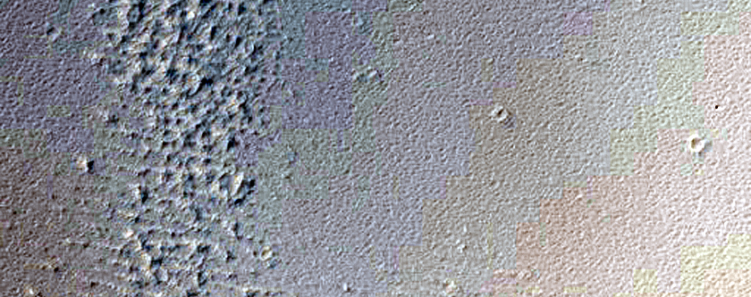 Terraced Crater in Noctis Fossae
