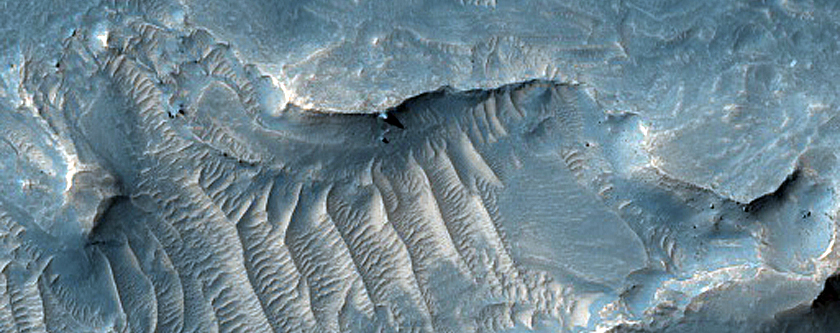 Ripples in Noctis Labyrinthus