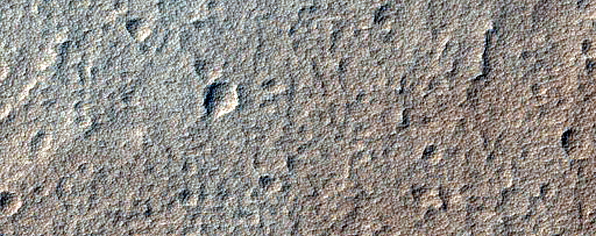 Central Caldera of Arsia Mons
