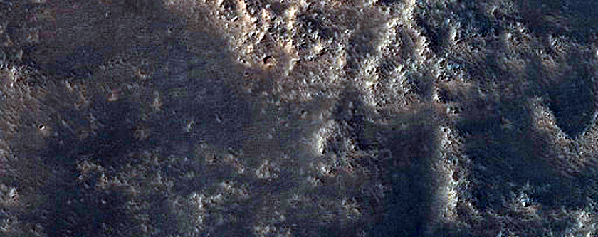 Thermal Feature with Interesting Texture in CTX Image
