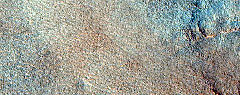 Crater in Northern Mid-Latitudes
