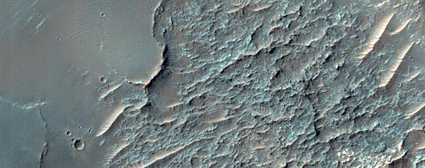 Contact in Huygens Crater
