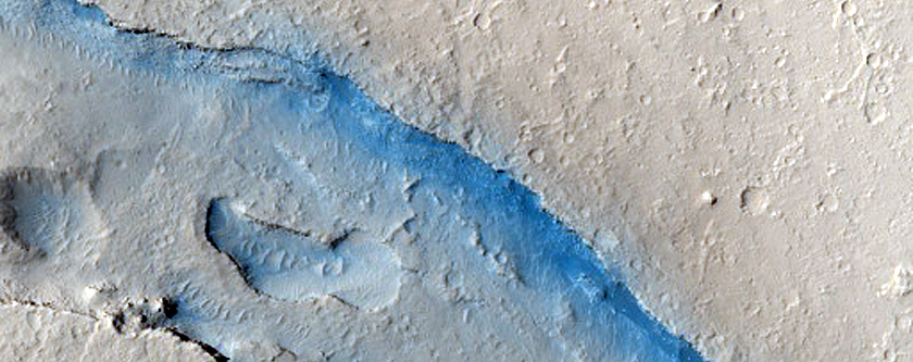 Possible Rock Falls on Steep Slopes in Cerberus Fossae