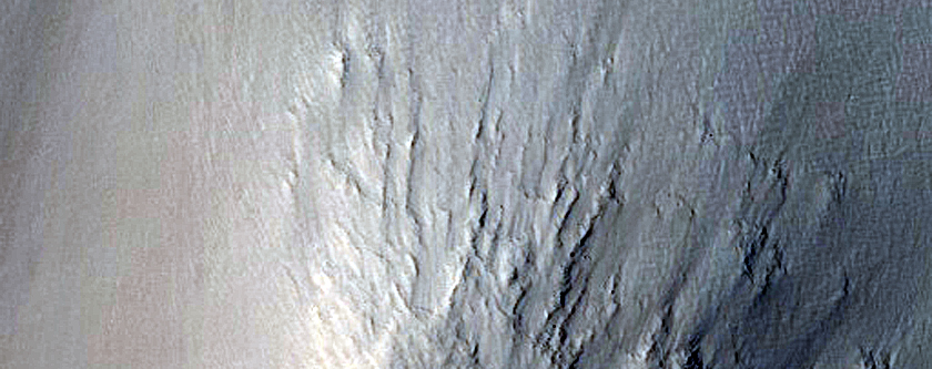 Layers in Aeolis Planum Region
