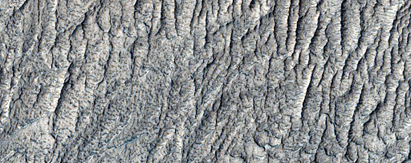 Layers Northwest Schiaparelli Crater