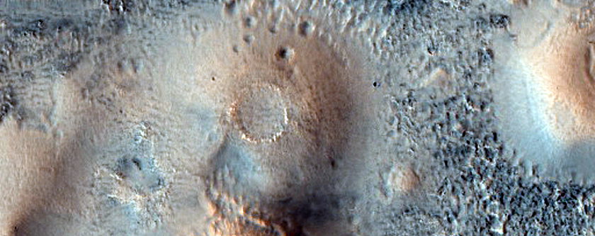 Pitted Cones in Acidalia Planitia
