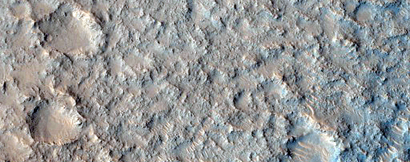 Channel in Syrtis Major
