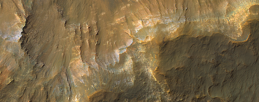 Colorful Layers in Ariadnes Colles