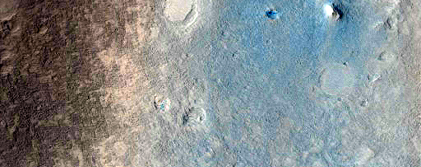 Central Structure of Large Crater
