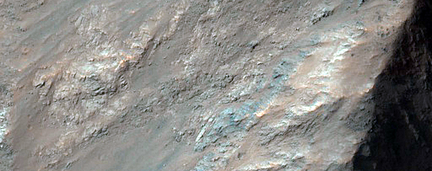 Mass Wasting in Coprates Chasma
