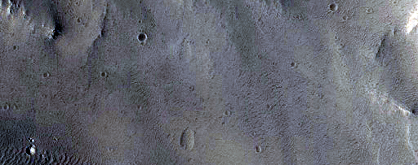 Pair of Mid-Latitude Craters
