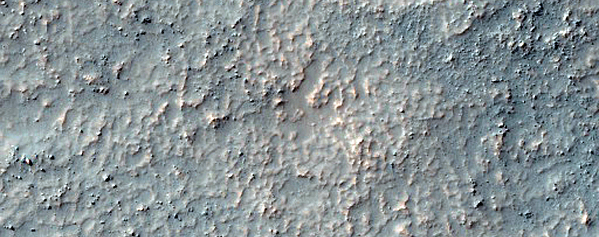 Crater Ejecta in Southern Mid-Latitudes
