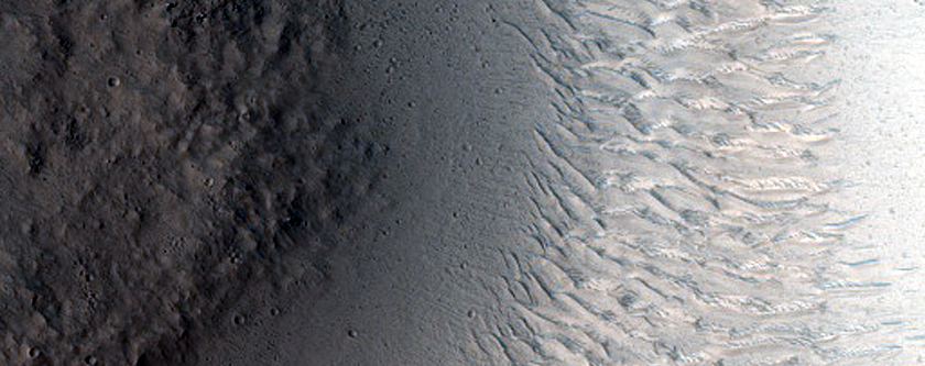 Sediment Deposition in Nanedi Valles
