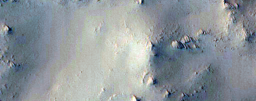 Contact Sample in Janssen Crater Wall
