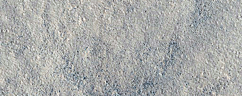Small Crater Near Viking Lander 2 Site
