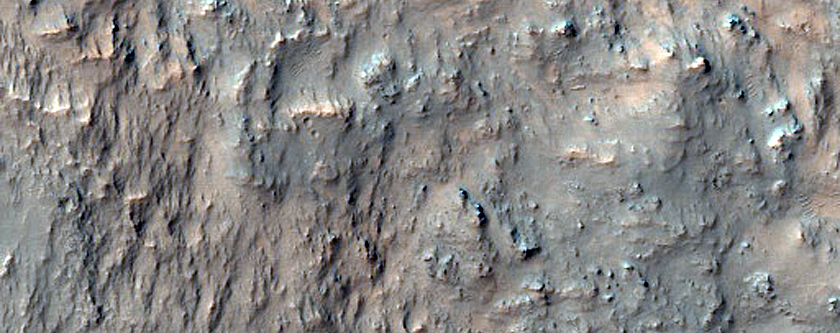 Rocky Region Northwest of Hellas Planitia
