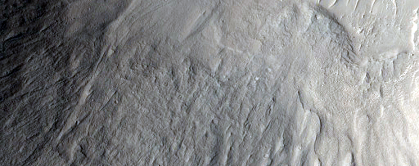 Crater in Utopia Planitia
