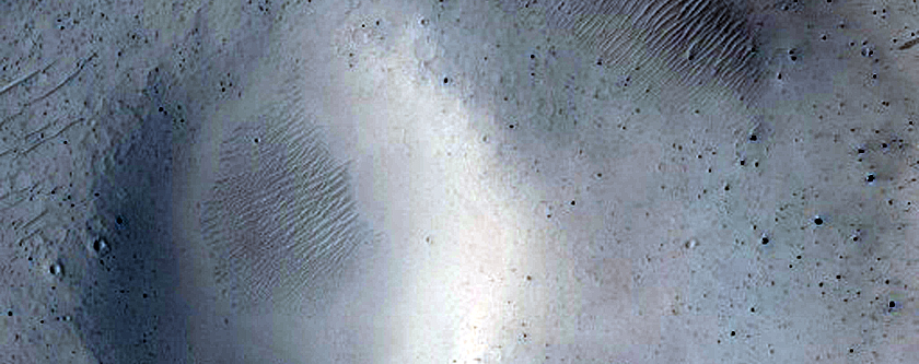 Well-Preserved Impact Crater
