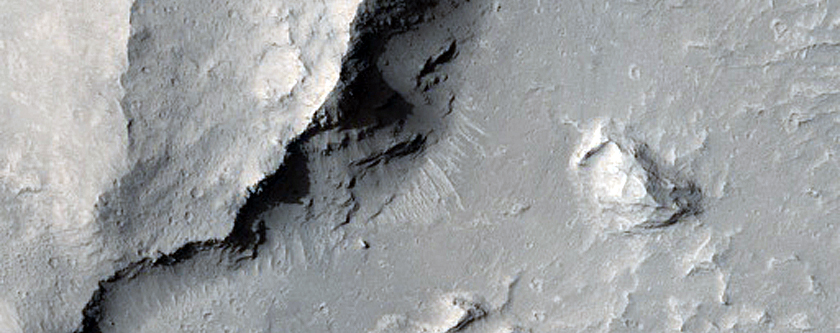 Layers in Aeolis Mensae
