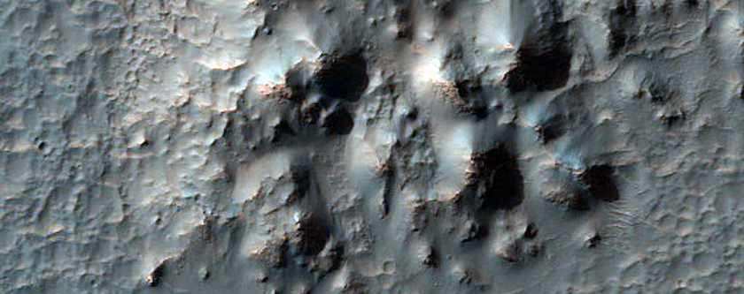 Hale Crater Ejecta