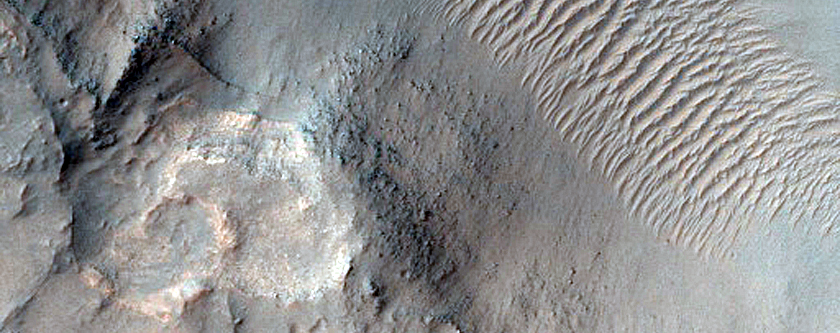 Layers in Northeast Hellas Planitia
