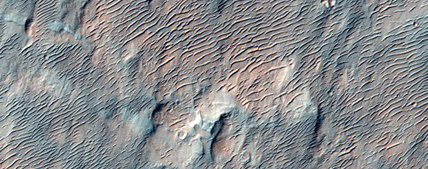 Fan Surface in Holden Crater
