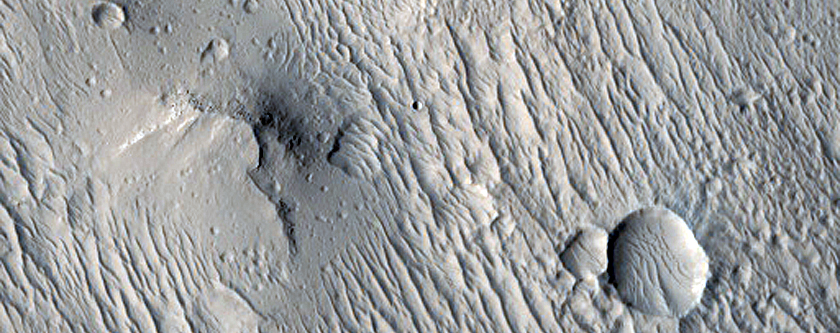 Edge of Olympus Mons Aureole Deposit

