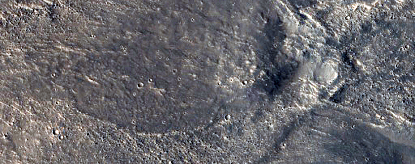 Western Discontinuous Ejecta and Rays of Naryn Crater
