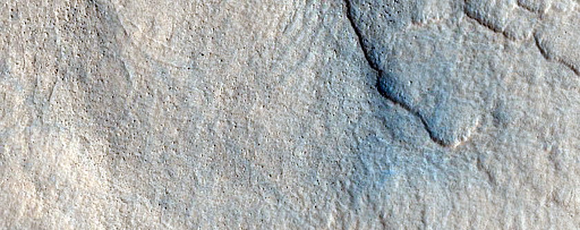 Layers Exposed in Nilosyrtis Mensae
