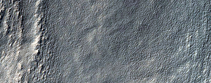 Two Flows on Mound Near Reull Vallis