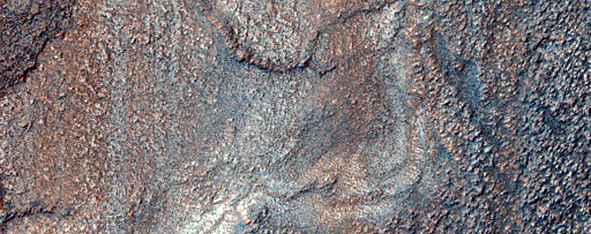 Ridge Network in Hellas Planitia