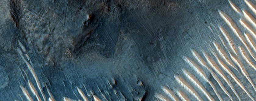 Bedrock in Nili Fossae Region
