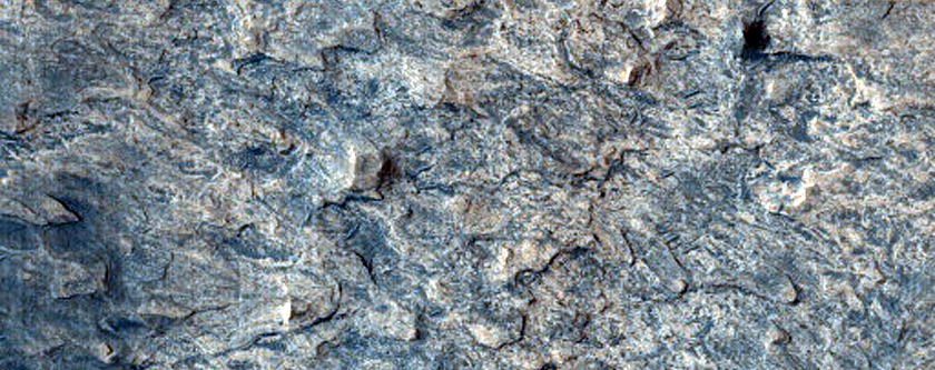 Shelf Above Hematite Region in Meridiani Planum