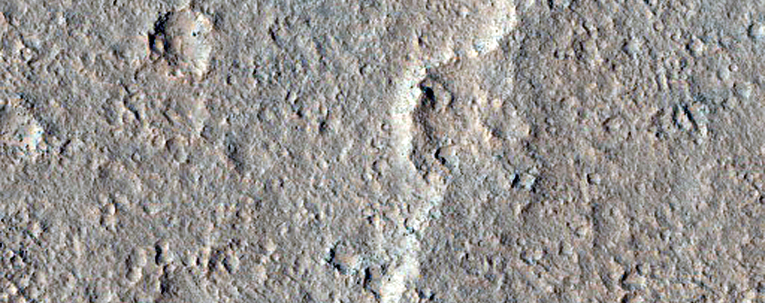 Landforms on Floor of Mutch Crater
