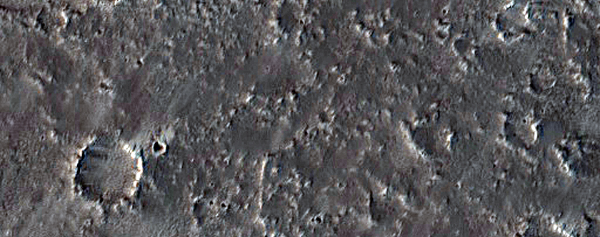 Sample Unusual Lava Textures in Tharsis Region