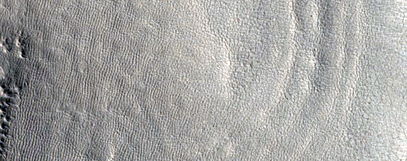Lines of Pits in Protonilus Mensae

