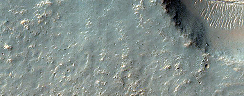 Possible Gullies in Crater Walls
