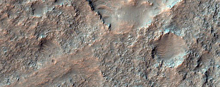 Bedrock North of Hellas Planitia
