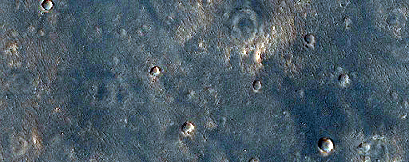 Daedalia Planum Albedo Pattern and Wind Streak Monitoring Site
