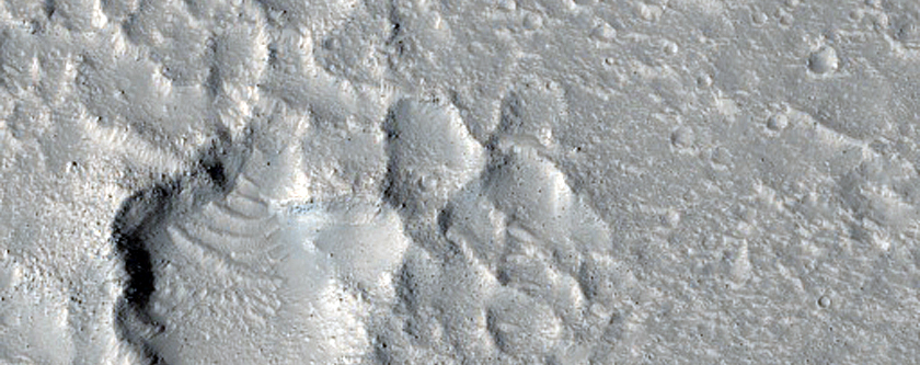 Eastern Discontinuous Ejecta and Rays of Tomini Crater
