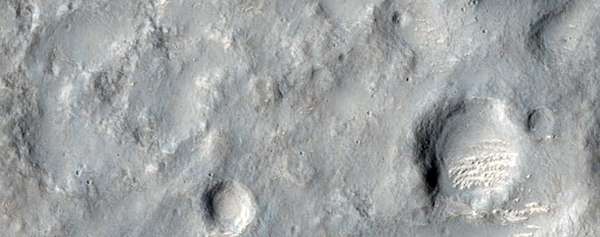 Valley and Tributaries in Tyrrhena Terra
