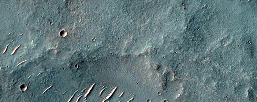 Potential Hydrated Mineral Deposit Near Protva Valles
